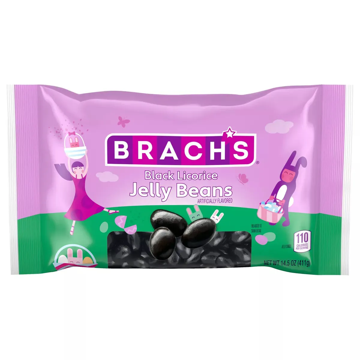Brach's Black Licorice Jelly Beans: 14.5-Ounce Bag - Image 3