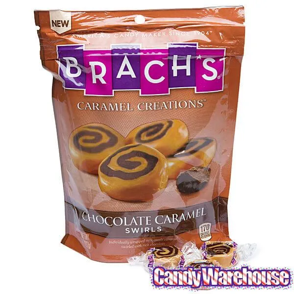 Brach's Chocolate Caramel Swirls Candy: 8-Ounce Bag - Image 2