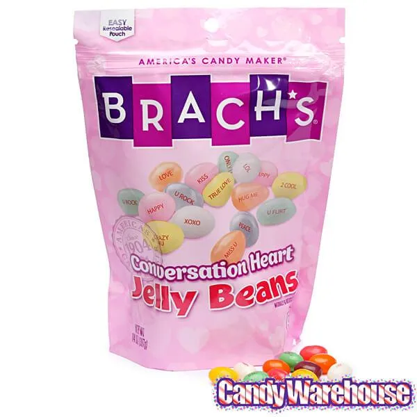 Brach's Conversation Heart Jelly Beans Candy: 14-Ounce Bag - Image 2