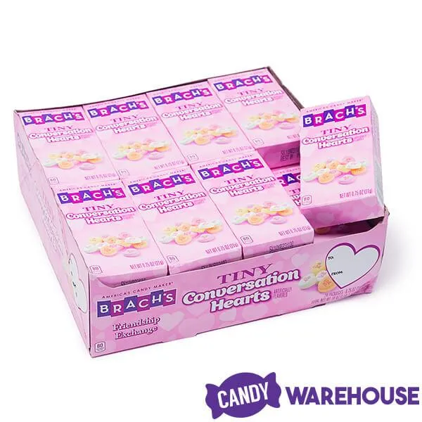 Brach's Conversation Hearts Candy Packs: 24-Piece Box - Image 2