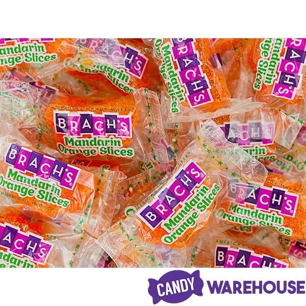 Brach's Mandarin Orange Slices Candy: 7LB Bag - Image 4