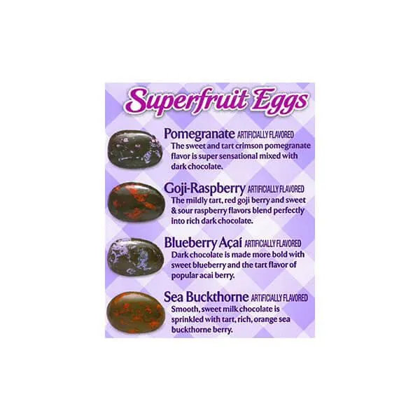Brach's Milk and Dark Chocolate Superfruit Eggs: 7-Ounce Bag - Image 2