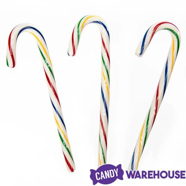 Brach's Rainbow Cherry Candy Canes: 12-Piece Box - Image 2