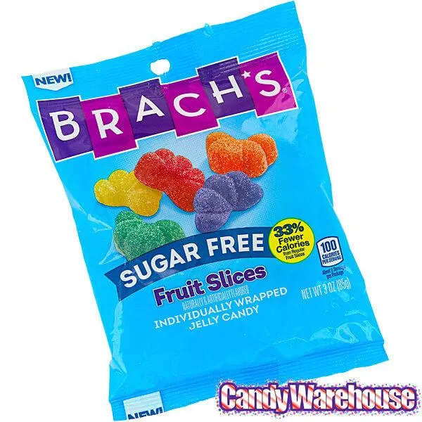 Brach's Sugar Free Candy Fruit Jelly Slices: 2.25LB Box - Image 3