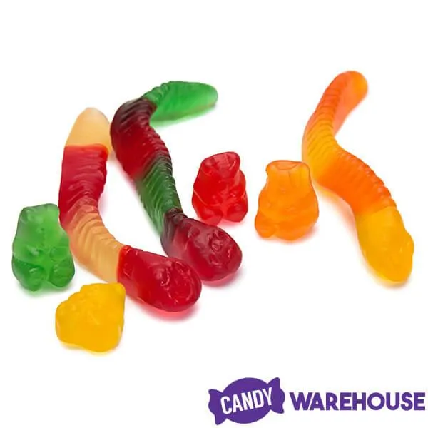 Brach's Gummy Bears and Worms Candy: 3LB Bag - Image 3