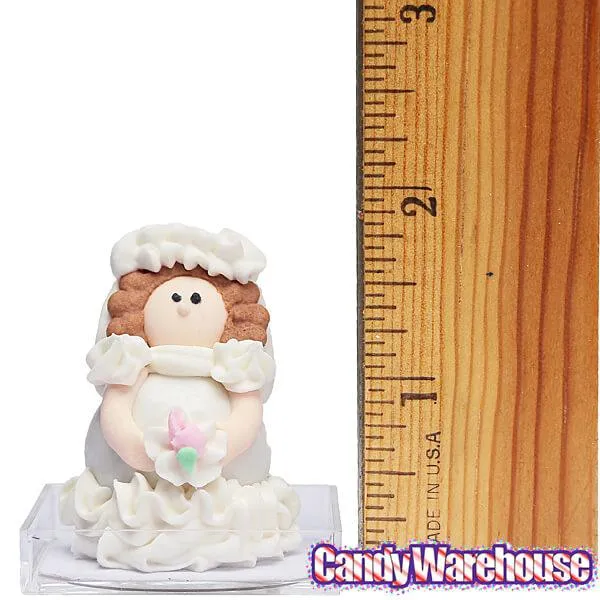 Bride & Groom Wedding Bubblegum Buddies Candy Packs: 24-Piece Box - Image 2