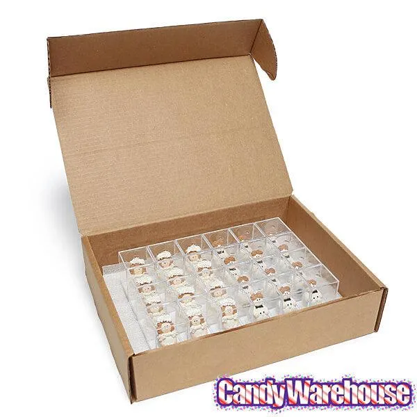 Bride & Groom Wedding Bubblegum Buddies Candy Packs: 24-Piece Box - Image 3