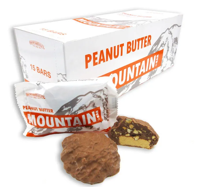 Mountain Candy Bars - Peanut Butter: 15-Piece Box