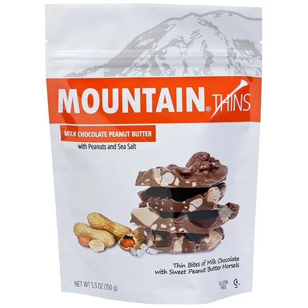 Mountain Thins - Milk Chocolate Peanut Butter: 5.3-Ounce Bag - Image 2