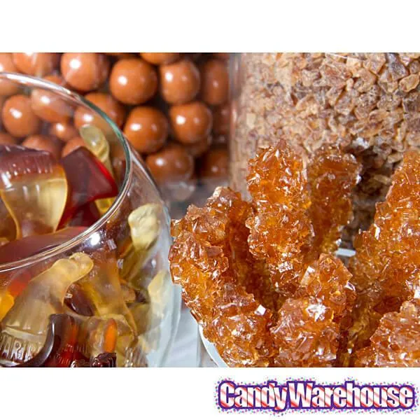 Rock Candy Crystal Sticks - Brown: 120-Piece Case - Image 3