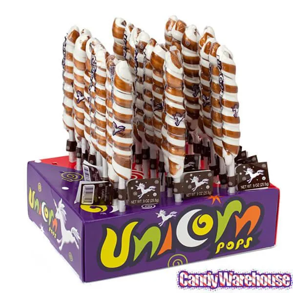 Unicorn Pops 0.9-Ounce Twist Suckers - Brown: 24-Piece Display - Image 2