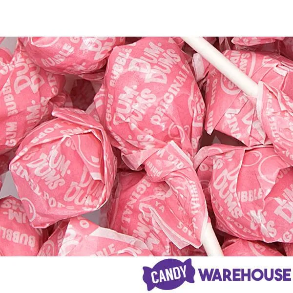 Dum Dums Light Pink Party Pops - Bubble Gum: 75-Piece Bag - Image 4