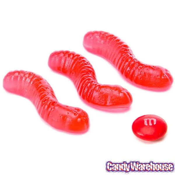 Gummy Inch Worms - Bubblegum: 5LB Bag - Image 2