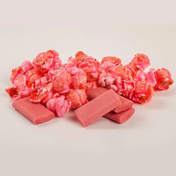 Pink Candy Coated Popcorn - Bubblegum: 1-Gallon Bag - Image 4