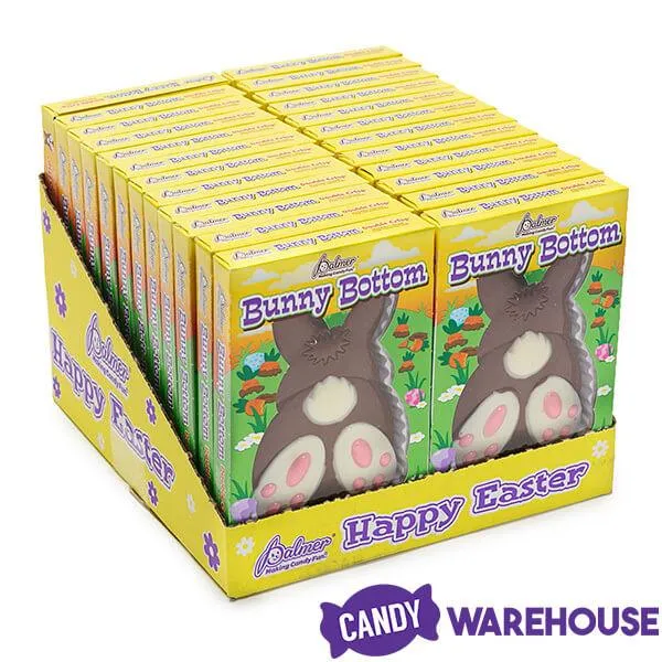 Palmer Bunny Bottom Double Crisp Chocolate Easter Candy Boxes: 24-Piece Case - Image 2