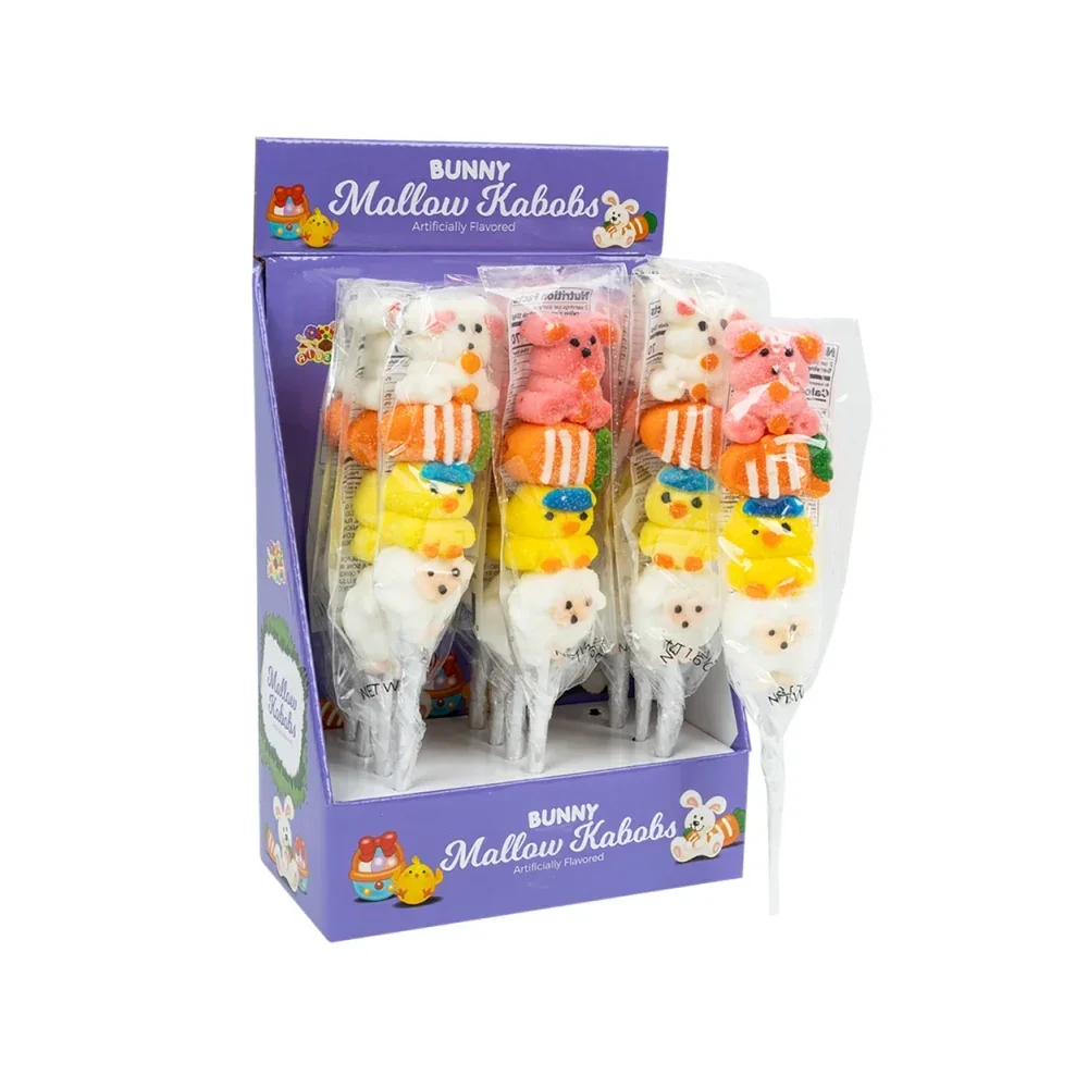 Bunny Marshmallow Kabob Pops: 24-Piece Case