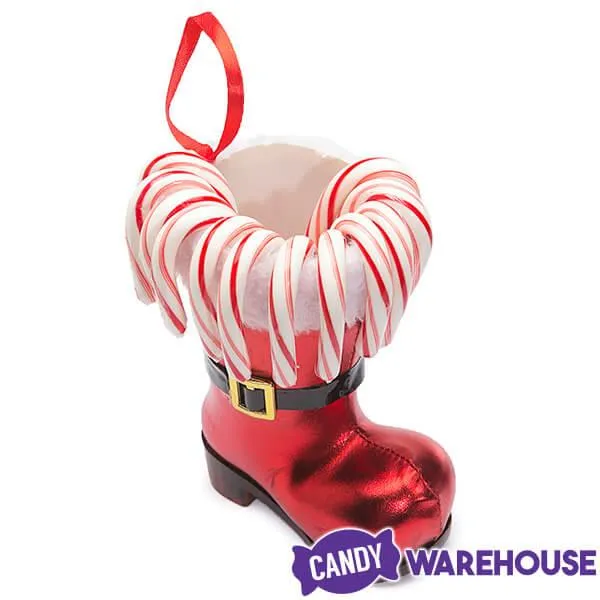 Burton and Burton Red Santa Boot Candy Cane Holder - Image 2