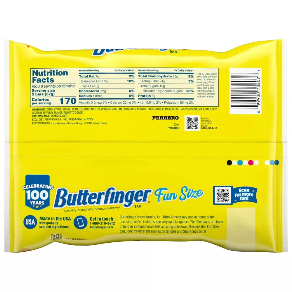 Butterfinger Fun Size Candy Bars: 16-Piece Bag - Image 3