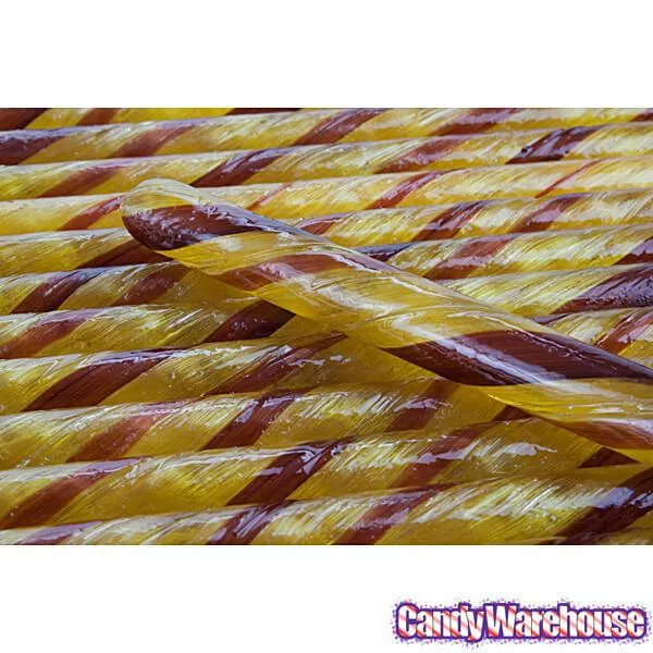Old Fashioned Hard Candy Sticks - Butterscotch: 80-Piece Box - Image 3