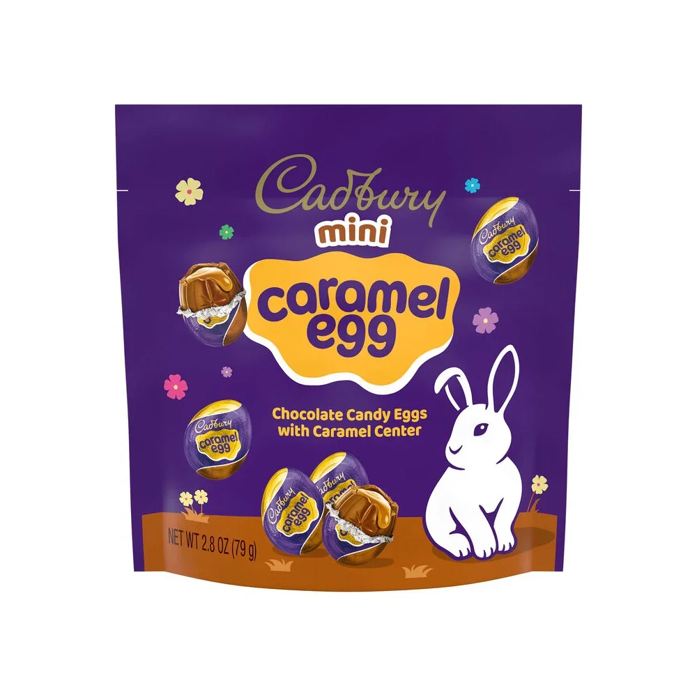 Cadbury Mini Milk Chocolate Eggs with Caramel: 2.8-Ounce Bag