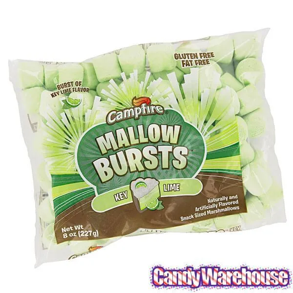 Campfire Mallow Bursts Marshmallows - Key Lime: 8-Ounce Bag - Image 2