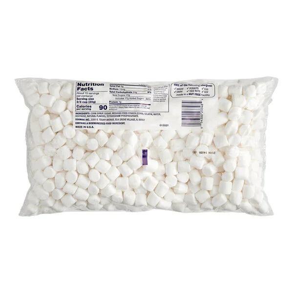 Campfire Mini Marshmallows Packs - White: 12LB Case - Image 3