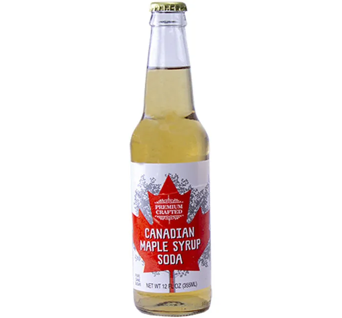 Canadian Maple Syrup Soda: 24-Piece Case