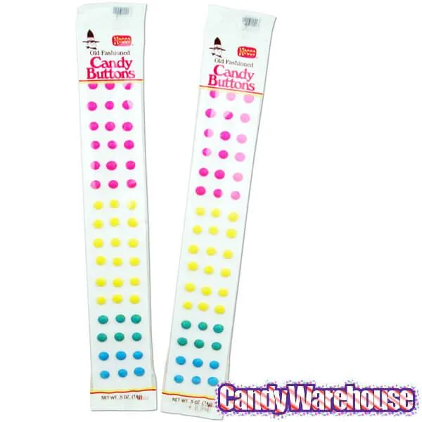Candy Buttons Strips - Wrapped: 24-Piece Display - Image 3