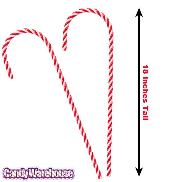 Candy Cane Ornaments - 18 Inch: 2-Piece Bag - Image 5