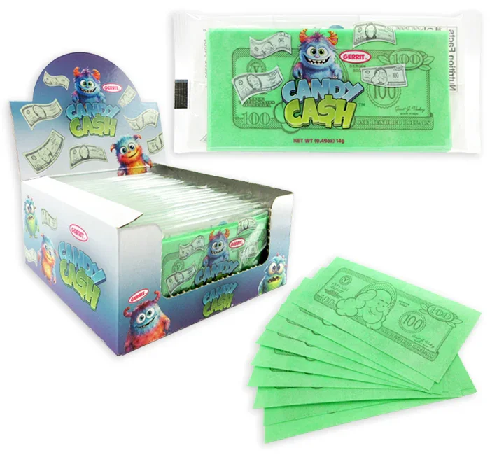Candy Cash Edible Paper Money: 24-Piece Box