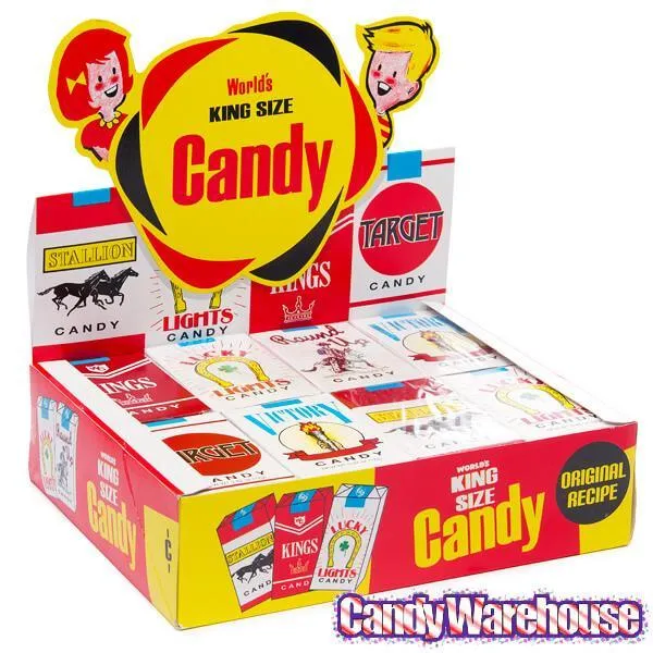 Candy Cigarettes Packs: 24-Piece Box - Image 8
