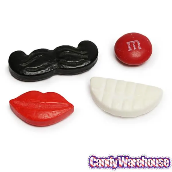 Candy Decorating Kit - Mustache, Lips and Teeth: 3.9-Ounce Set - Image 3