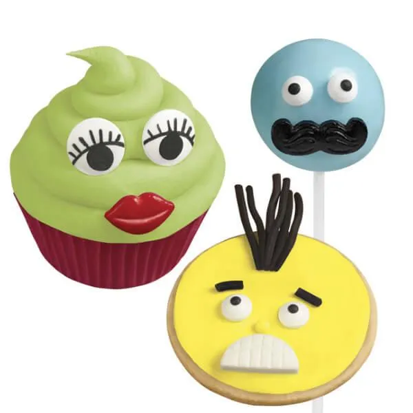 Candy Decorating Kit - Mustache, Lips and Teeth: 3.9-Ounce Set - Image 4