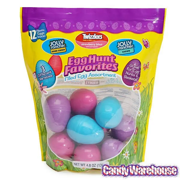 Twizzlers and Jolly Rancher Candy Filled Plastic Eggs Assortment: 12-Piece Bag - Image 4
