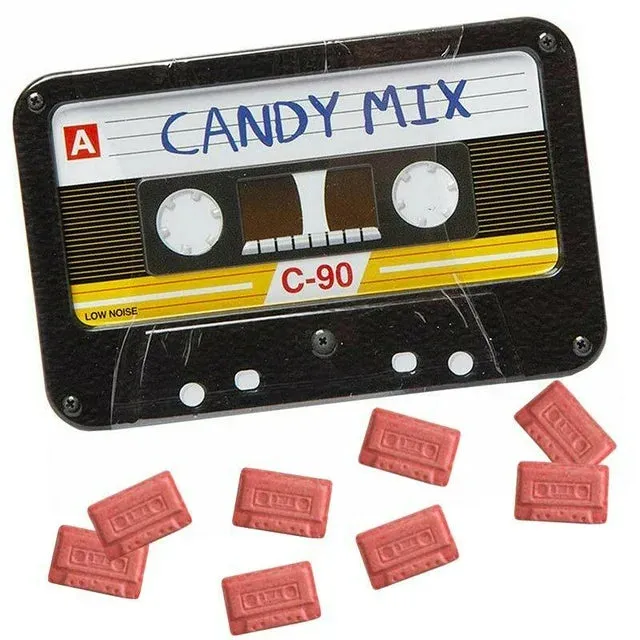 Candy Mix Cassette Tape Candy Tin: 18-Piece Display - Image 2