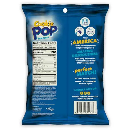 Candy Pop Oreo Cookie Popcorn: 12-Piece Case - Image 2