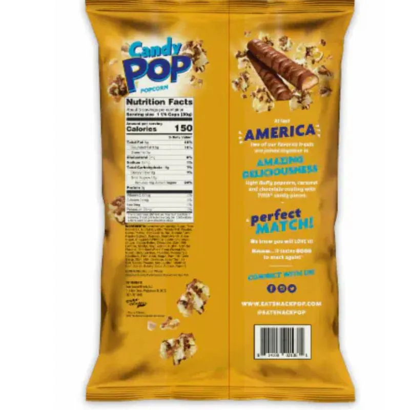 Candy Pop Twix Candy Popcorn: 12-Piece Case - Image 2