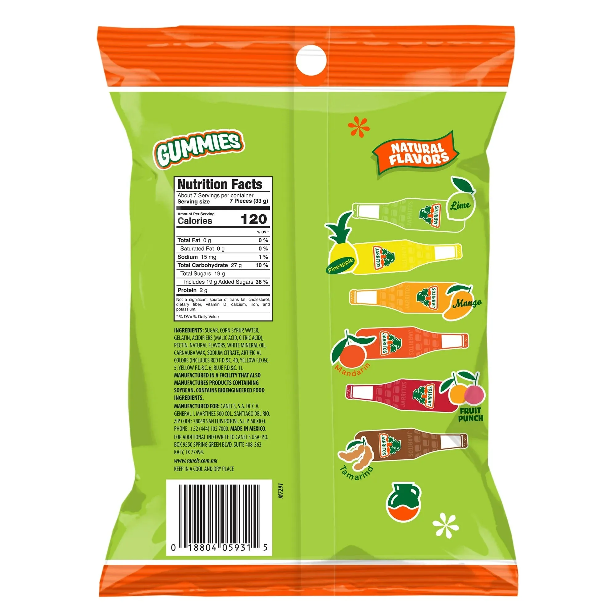 Canel's Jarritos Mix Flavors Gummies: 8-Ounce Bag - Image 2