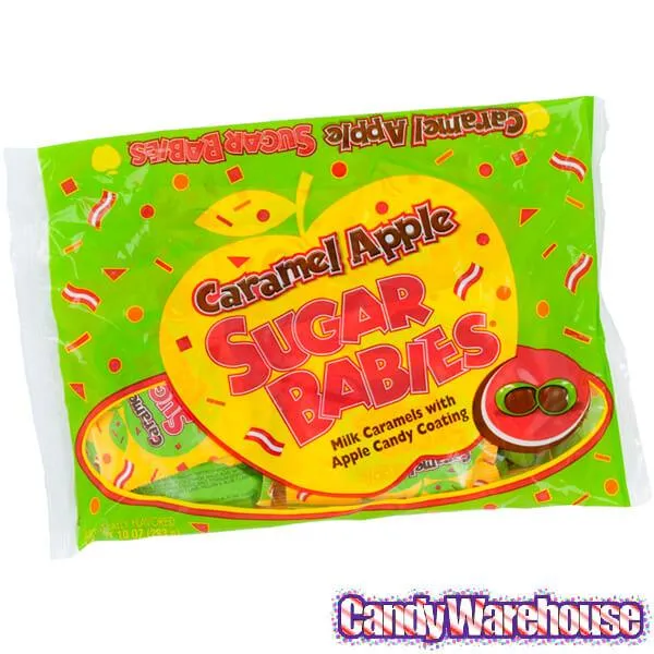 Caramel Apple Sugar Babies Candy Snack Size Packs: 14-Piece Bag - Image 2