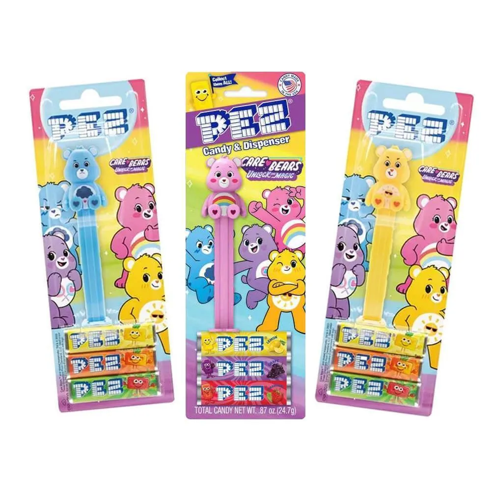 Care Bears PEZ Candy Blister Packs: 12-Piece Display