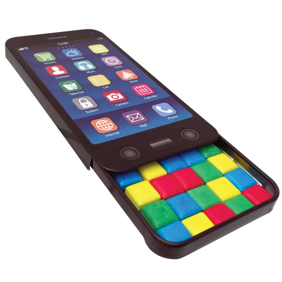Cell Phone Sour Fruity Candy Tin: 18-Piece Display - Image 3