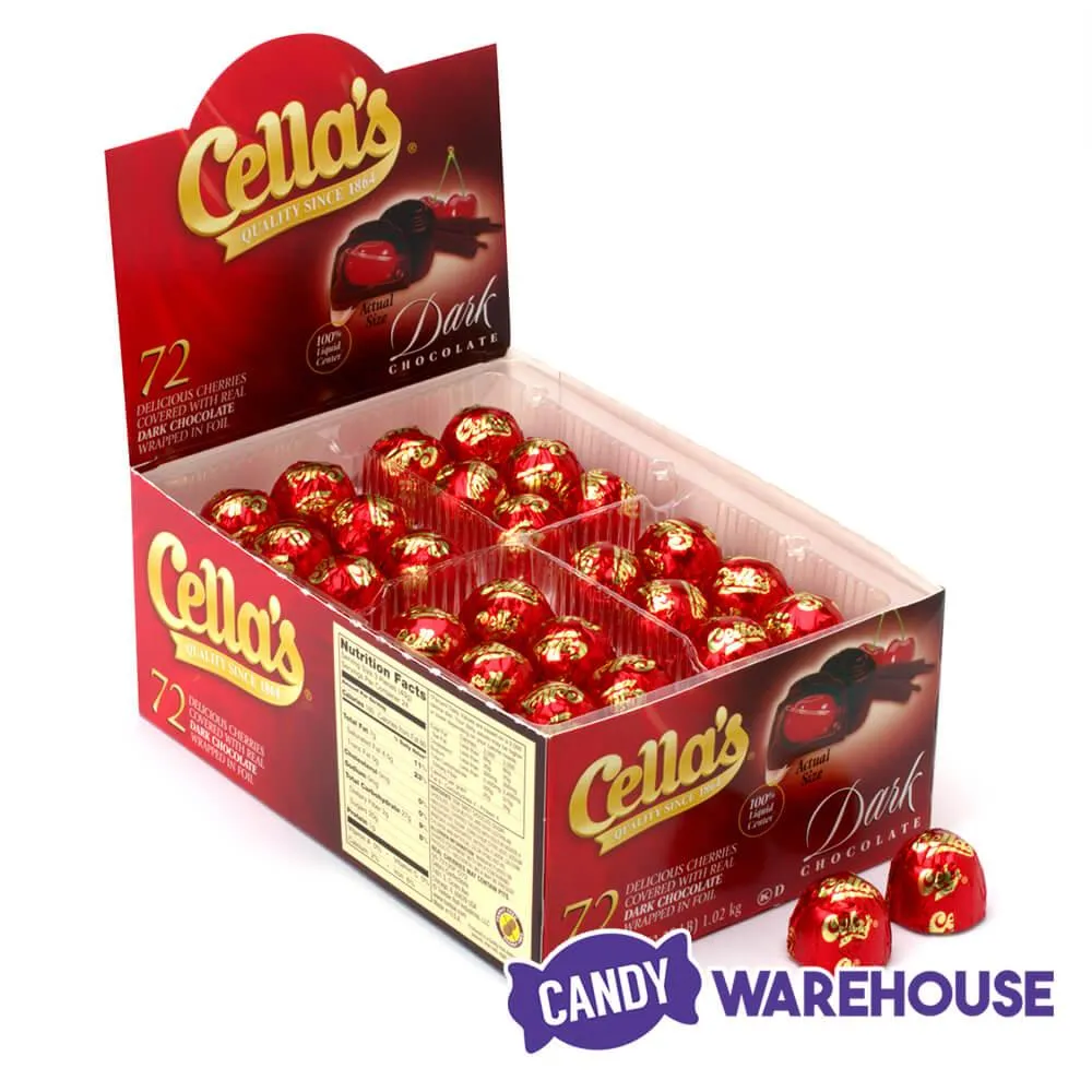 Cella's Chocolate Covered Cherries - Dark: 72-Piece Box - Image 2