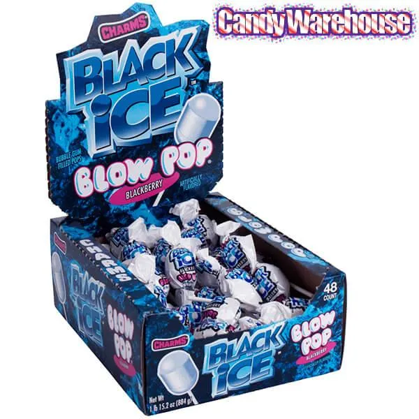 Charms Blow Pops - Black Ice: 48-Piece Box - Image 2