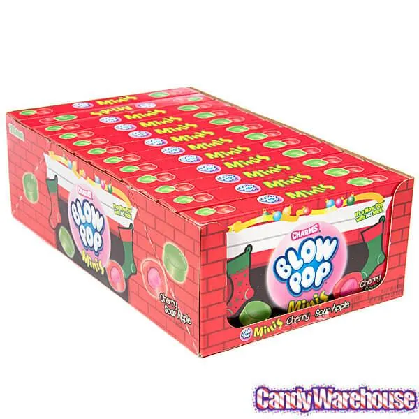 Charms Christmas Blow Pop Minis Theater Packs: 12-Piece Box - Image 3