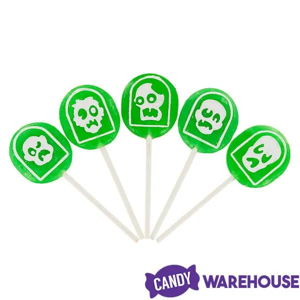 Charms Sour Apple Zombie Pops: 15-Piece Bag - Image 4