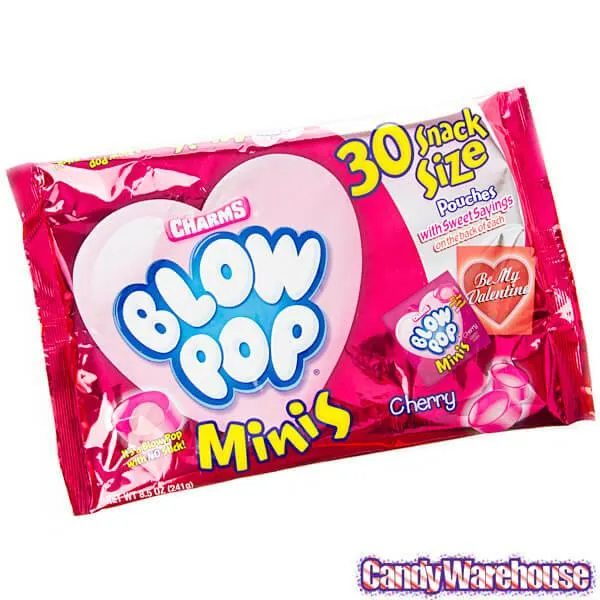 Charms Valentine Blow Pop Minis Snack Size Packs: 30-Piece Bag - Image 4