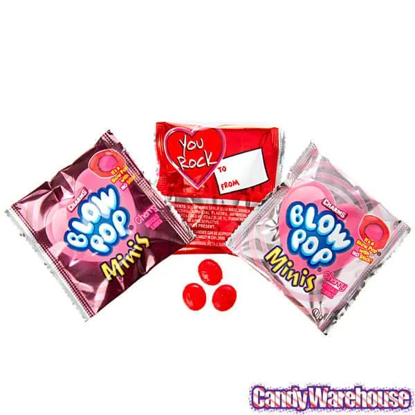 Charms Valentine Blow Pop Minis Snack Size Packs: 30-Piece Bag - Image 5