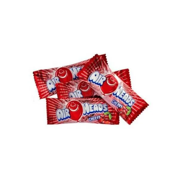 AirHeads Taffy Mini Candy Bars - Cherry: 5LB Bag