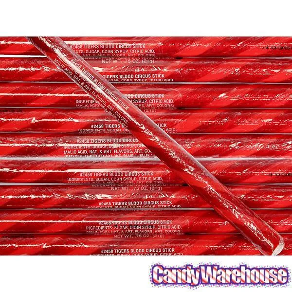 Cherry Coconut Hard Candy Sticks: 100-Piece Box - Image 3