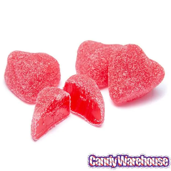 Cherry Jelly Hearts Candy: 16-Ounce Tub - Image 4